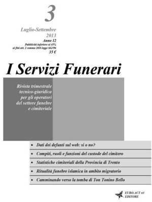 cover image of I Servizi Funerari--N. 3--Luglio-Settembre 2013